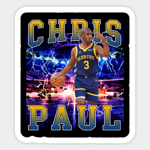 Chris Paul Sticker by Gojes Art